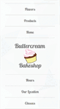 Mobile Screenshot of buttercreambakeshop.net